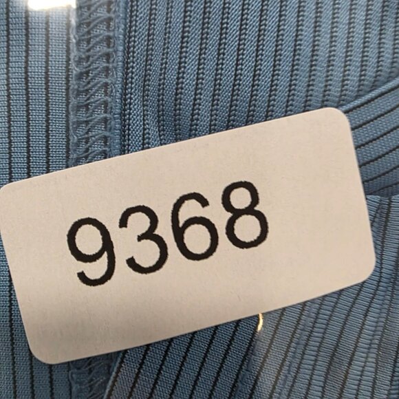 Mens Eleven Straight Byron Nelson Blue & Black Striped Polo Shirt Short Sleeve L - Picture 8 of 8